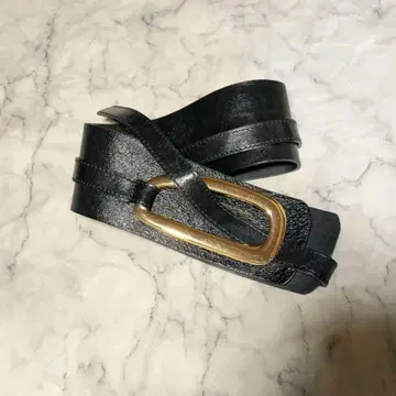 자라 골드 버클 디자인 벨트 85