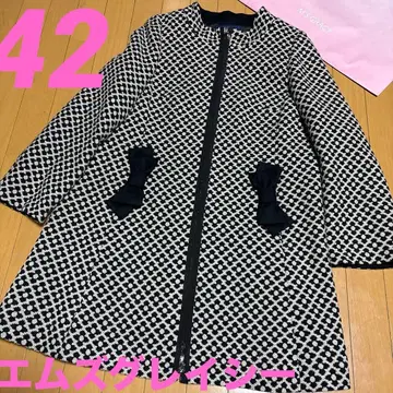 가격 인하 새상품급 엠즈 그레이시 M'S GRACY 코트 42 XL