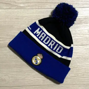 [ 레알 마드리드 ] 공식 니트 모자 폼폼이 포함 구제 의류 패션