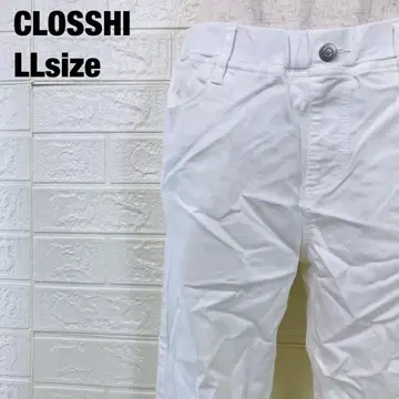 CLOSSHI 크로시 치노 팬츠 화이트 새상품급 0009
