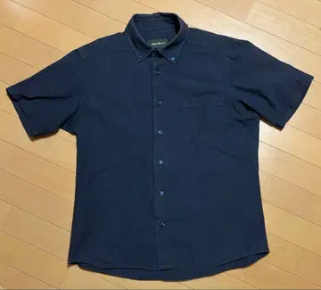 Eddie Bauer 반팔 셔츠 네이비 M