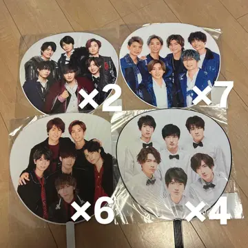 SixTONES 부채 쟈니즈 Jr. 축제 카우콘 19개 세트