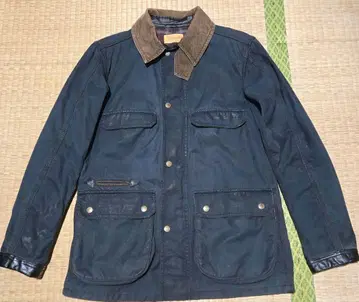 저널 스탠다드 x 밀레인 오일 자켓 네이비