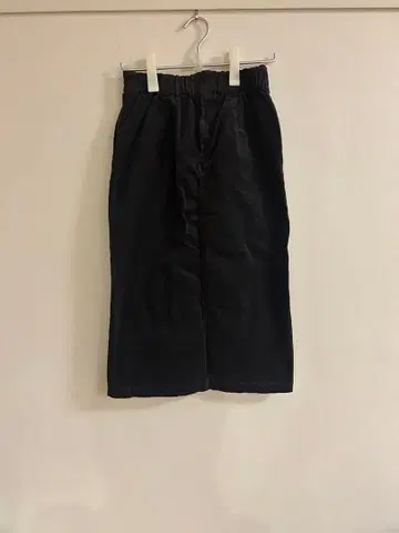 MUJI 코듀로이 내로우 스커트 다크 그레이