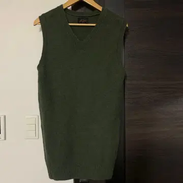 BEAMS PLUS 빔즈 밀리터리 니트 베스트