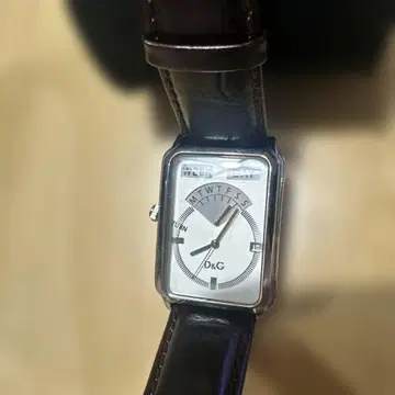 D&G 실버 손목시계 (쿼츠)