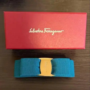 페라가모 바라 리본 머리핀