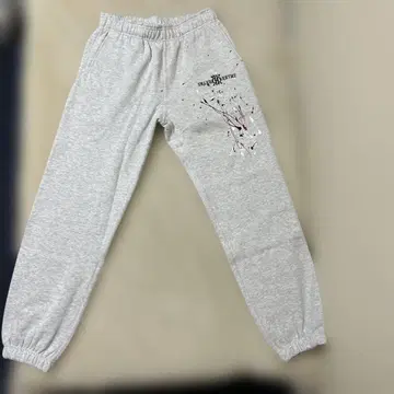 페인트 스웨트 팬츠 속기모