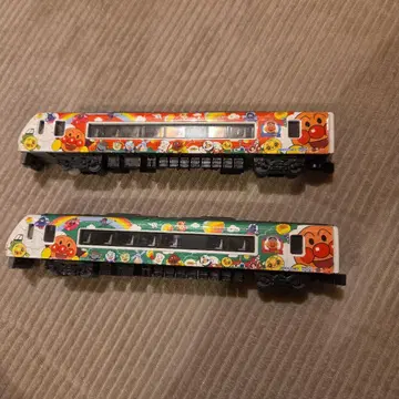 호빵맨 기차 2량 세트 컬러풀