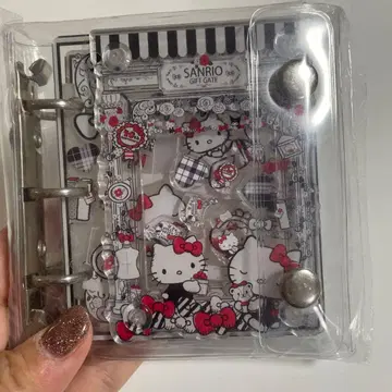 키티 A8 바스락 씰 노트 클리어 포켓 25매 포함