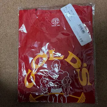 GOLD'S GYM 레드 T셔츠 M 베이직 T셔츠 80's