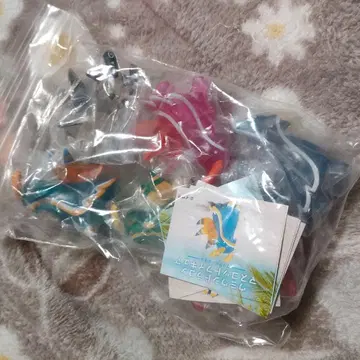 우미우시 드래곤 마스코트 피규어 클리어 버전