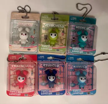 TWICE 러블리 블리스터 마스코트 참 6개 세트