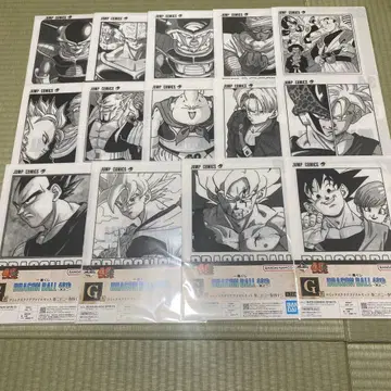 제일복권 드래곤볼 40th G상 코믹스 클리어 파일 세트 14종