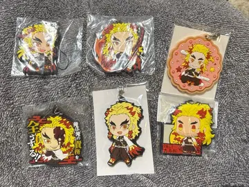 귀멸의 칼날 러버 키링 묶음 판매 렌고쿠 쿄쥬로