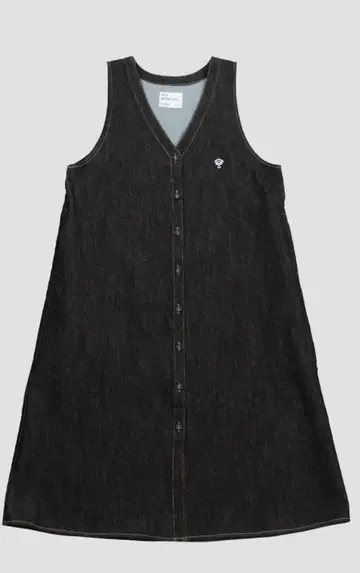 키 메모리 데님 원피스 블랙 프리 사이즈