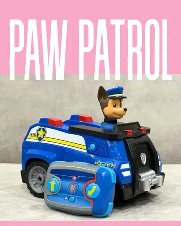 퍼피 구조대 체이스 경찰차 무선 조종 작동 확인 완료