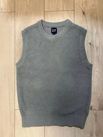 [ 갭 ] 슬리브리스 니트 그레이