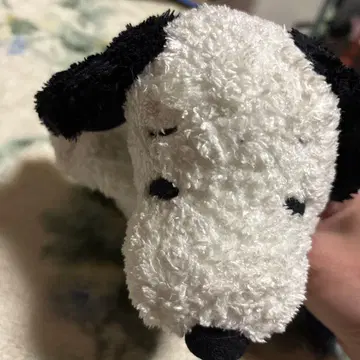 스누피 봉제 인형 화이트와 블랙