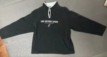 [초레어] NBA 스퍼스 플리스 하프 지퍼 트레이닝복 자수