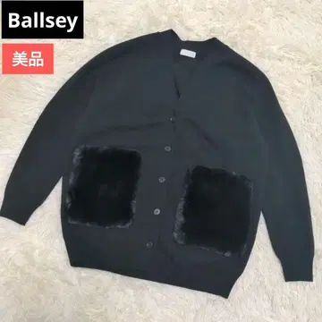 [ 새상품급 ] Ballsey 울폴리에스테르 밀라노 리브 퍼 포켓 가디건