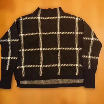 ARTISAN 울 100% 체크 무늬 스웨터 사이즈 9