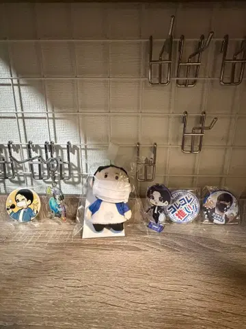 코레코레 트위캐스 봉제 인형 키링 아크릴 키링 캔 배지