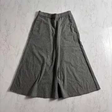 새상품급 무인양품 플레어 스커트 그레이 M