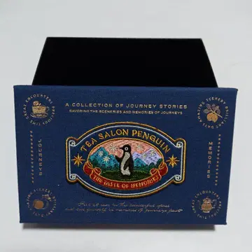 개봉만 한 빈 상자 모로조프 찻집 펭귄 자수 와펜