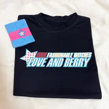 베리상 피치트 블랙 T 셔츠 리스트 밴드