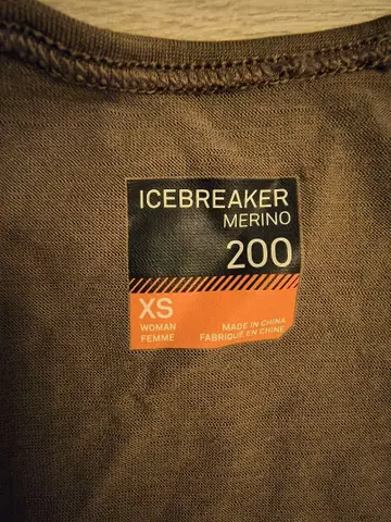 ICEBREAKER MERINO 200 긴팔T셔츠 XS 브라운