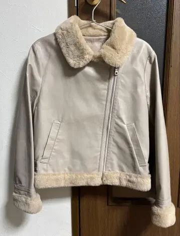 Apuweiser-riche 베이지 라이더 자켓 사이즈 1