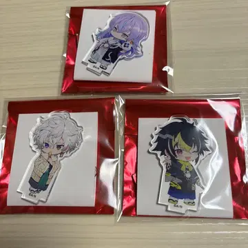 니지산지 Dytica 스이파라 카페 미니 캐릭터 아크릴 스탠드 3점