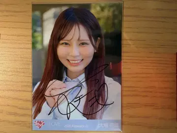 오바 하나나 특별 자켓 의상 친필 사인 브로마이드