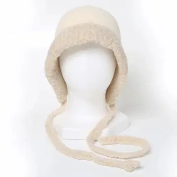 14PLUS 후드 라이크 니트 모자