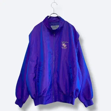 3점 10,000엔 빈티지 구제 의류 도매 레트로 80s 레인보우 블루종