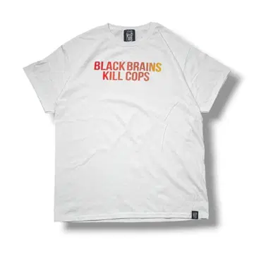 BLACK BRAINS KILL COPS T 셔츠 L 사이즈 새상품