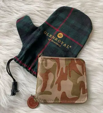 [ 미사용 새상품 ] GLENROYAL 카모플라쥬 접이식 지갑