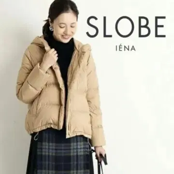SLOBE IENA 슬로브 이에나 숏 다운 코트 베이지