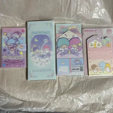 리틀트윈스타 메모 세트 4점 세트 키키라라