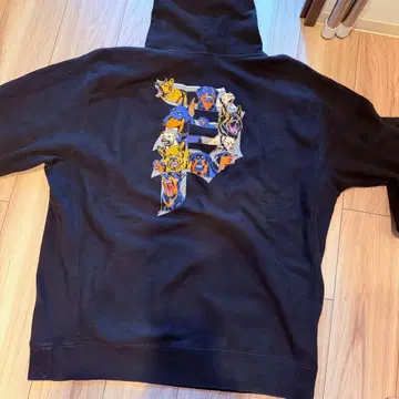 Primitive 그래픽 블랙 후드티 2XL