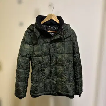 카모플라쥬 패턴 다운 자켓 L 사이즈 카모 패턴 ARMY 밀리터리