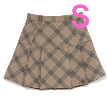 andmary Coco 체크 미니 플리츠 스커트