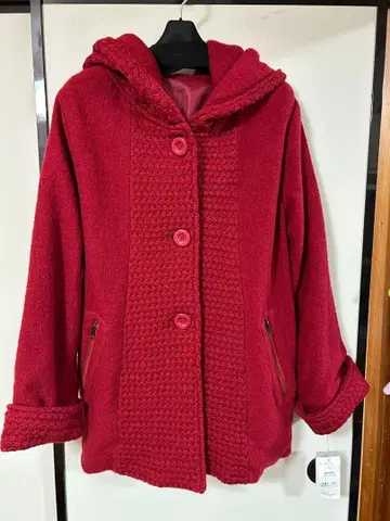 미사용 울 100% 코트 M~L