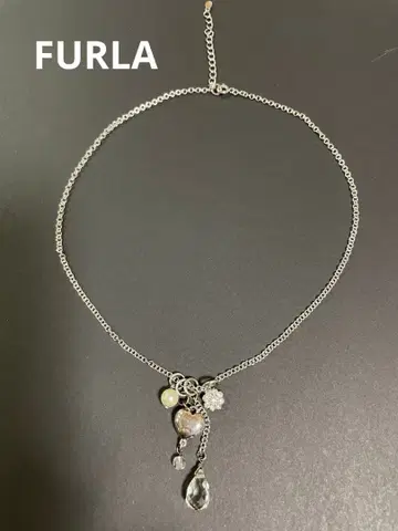 훌라 실버 체인 목걸이 다양한 참 포함