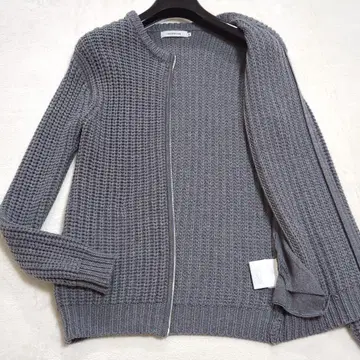 새상품급 1 논네이티브 두툼한 노카라 드라이버스 니트 로우 게이지