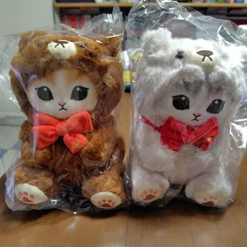 mofusand 테디베어냥 봉제 인형 세트