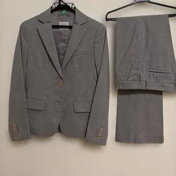 그레이 비즈니스 수트 셋업 상하의 세트