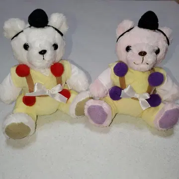 곰부시 군 2체 세트 요시노 금봉산사 테디베어