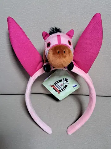 서러브레드 컬렉션 마스코트 부착 머리띠 하루우라라